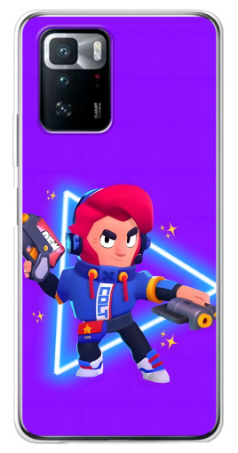 Чехол с печатью "Кольт в наушниках" для Xiaomi POCO X3 GT