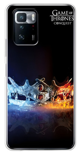 Чехол с принтом "Корона" для Xiaomi POCO X3 GT