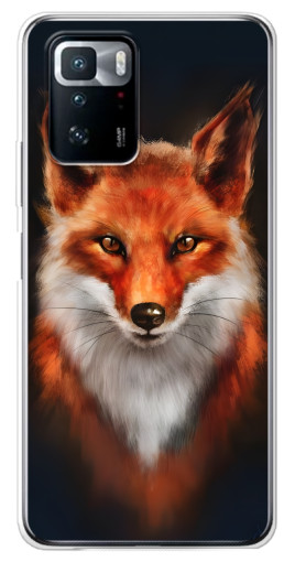 Чехол с печатью "Красивая лиса" для Xiaomi POCO X3 GT