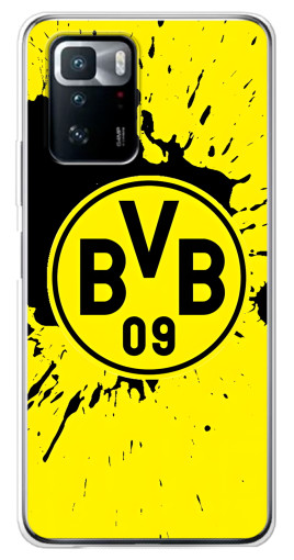 Силиконовый чехол с изображением "Красочный лого BVB" для Xiaomi POCO X3 GT