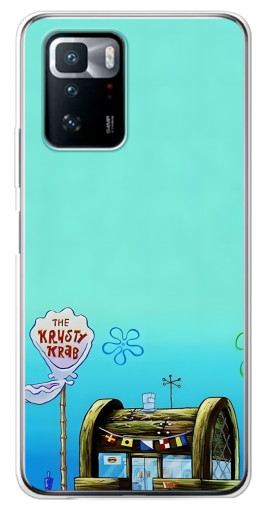 Чехол с печатью "Krusty Krab" для Xiaomi POCO X3 GT
