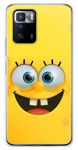Чехол с печатью "Квадратный Губка Боб" для Xiaomi POCO X3 GT