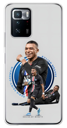 Силиконовый чехол с изображением "Kylian Mbappe" для Xiaomi POCO X3 GT