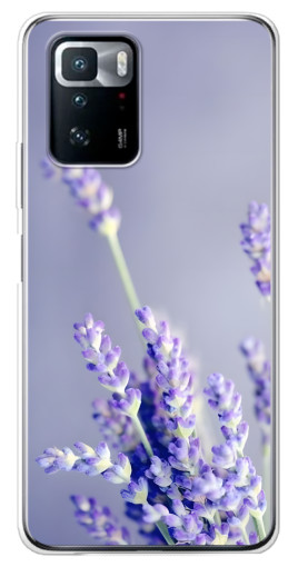 Силиконовый чехол с изображением "Лаванда вблизи" для Xiaomi POCO X3 GT