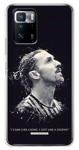 Чехол с принтом "Легенда Ибрагимович" для Xiaomi POCO X3 GT