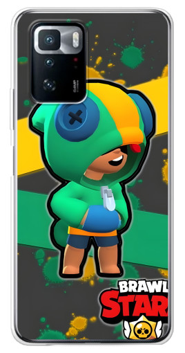 Чехол с картинкой "Leon Brawl Stars" для Xiaomi POCO X3 GT