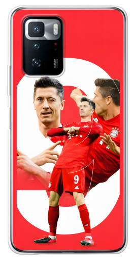 Силиконовый чехол с изображением "Левандовски" для Xiaomi POCO X3 GT