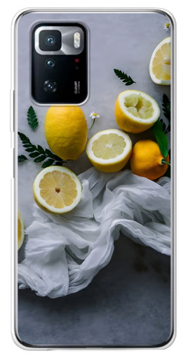Чехол с картинкой "Лимонное настроение" для Xiaomi POCO X3 GT