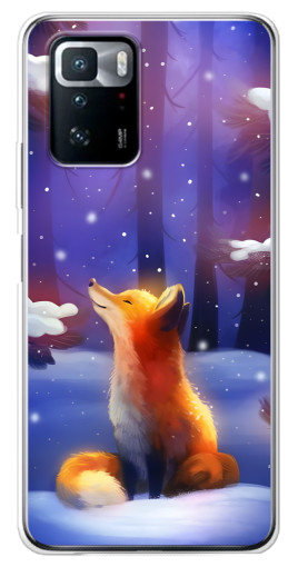 Чехол с принтом "Лисичка в лесу" для Xiaomi POCO X3 GT