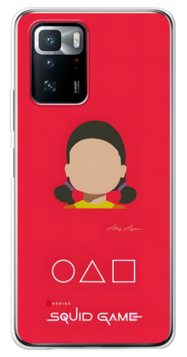 Чехол с печатью "Лицо куклы" для Xiaomi POCO X3 GT