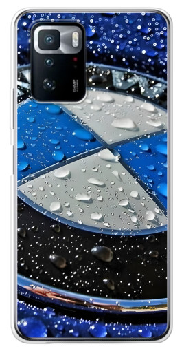 Силиконовый чехол с изображением "Лого BMW" для Xiaomi POCO X3 GT