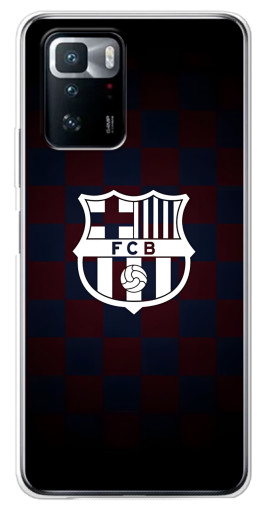 Силиконовый чехол с изображением "Лого FCB" для Xiaomi POCO X3 GT