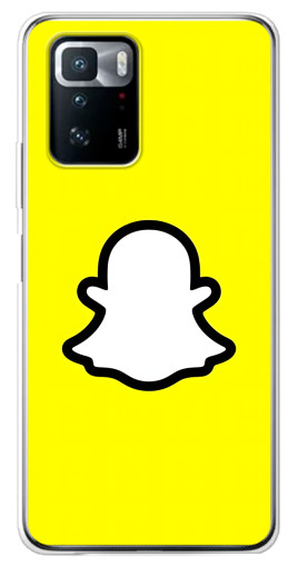 Чехол с печатью "Лого Snapchat" для Xiaomi POCO X3 GT