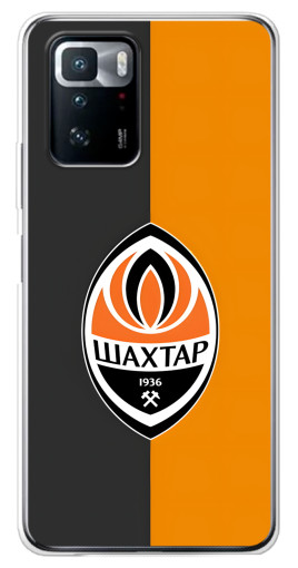 Силиконовый чехол с изображением "Логотип Шахтера" для Xiaomi POCO X3 GT