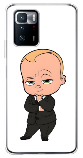 Силиконовый чехол с изображением "Маленький Босс" для Xiaomi POCO X3 GT
