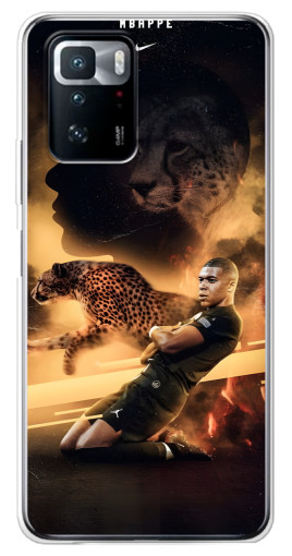Чехол с печатью "Мбаппе пантера" для Xiaomi POCO X3 GT