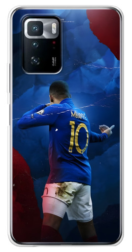 Чехол с печатью "Мбаппе в Франции" для Xiaomi POCO X3 GT