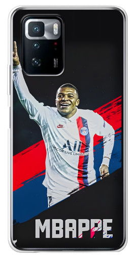 Чехол с картинкой "Mbappe в ПСЖ" для Xiaomi POCO X3 GT