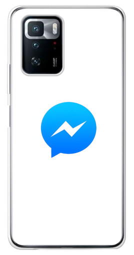 Силиконовый чехол с изображением "messenger logo" для Xiaomi POCO X3 GT