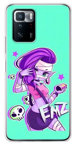 Чехол с печатью "Милая Emz" для Xiaomi POCO X3 GT