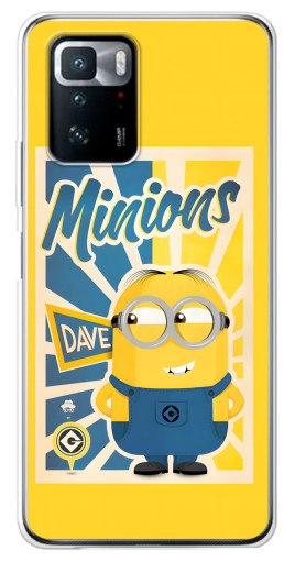 Чехол с печатью "Minions" для Xiaomi POCO X3 GT