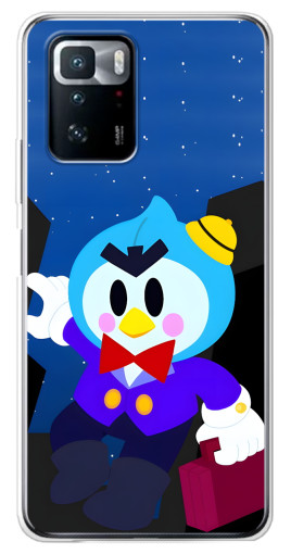 Чехол с картинкой "Мистер Пи с чемоданчиком" для Xiaomi POCO X3 GT