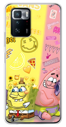 Чехол с картинкой "Модный разговор" для Xiaomi POCO X3 GT