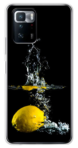Чехол с принтом "Мокрый Лимон" для Xiaomi POCO X3 GT