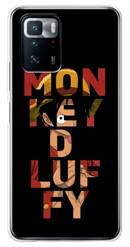 Чехол с картинкой "Monky d Luffy" для Xiaomi POCO X3 GT