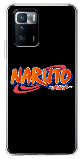 Чехол с принтом "Надпись Naruto" для Xiaomi POCO X3 GT