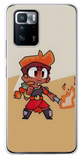 Чехол с печатью "Нарисованная Amber" для Xiaomi POCO X3 GT