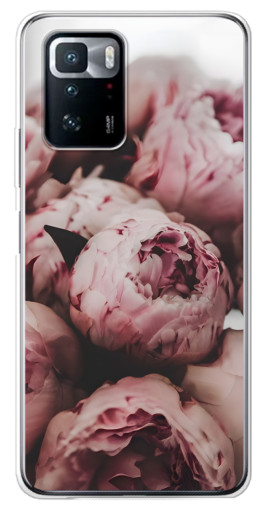 Чехол с печатью "Нежные пионы" для Xiaomi POCO X3 GT