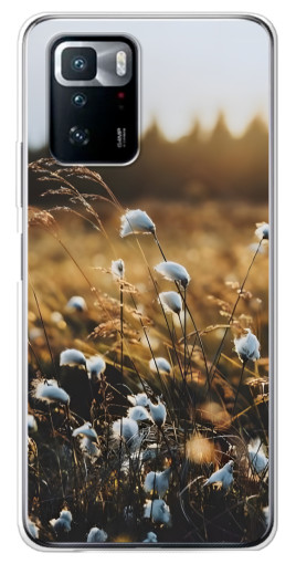 Чехол с печатью "Нежные полевые цветы" для Xiaomi POCO X3 GT