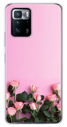 Чехол с принтом "Нежные розы" для Xiaomi POCO X3 GT