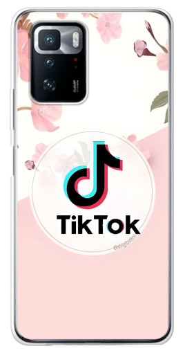 Чехол с картинкой "Нежный принт" для Xiaomi POCO X3 GT