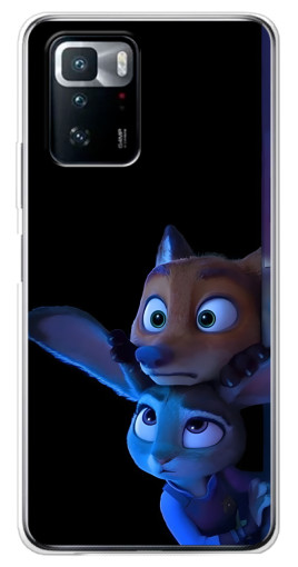 Чехол с принтом "Ник и Джуди" для Xiaomi POCO X3 GT