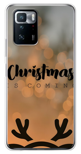 Чехол с принтом "Новогодняя заставка" для Xiaomi POCO X3 GT