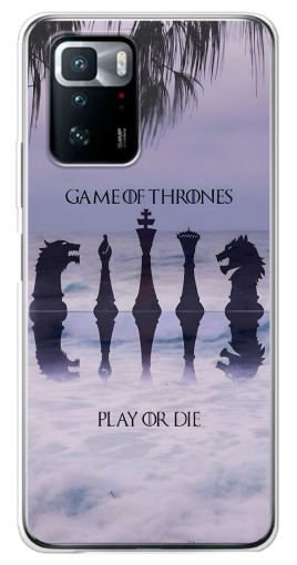 Чехол с принтом "Play or Die" для Xiaomi POCO X3 GT