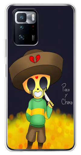 Силиконовый чехол с изображением "Poco y Chara" для Xiaomi POCO X3 GT