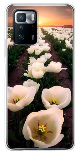 Чехол с принтом "Поле тульпанов " для Xiaomi POCO X3 GT