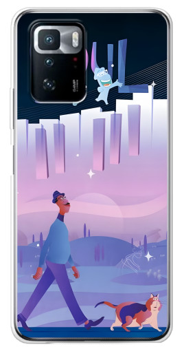 Чехол с картинкой "Постер к мультику" для Xiaomi POCO X3 GT