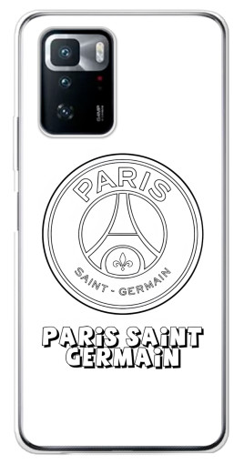 Чехол с картинкой "PSG логотип" для Xiaomi POCO X3 GT
