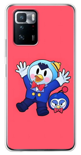 Чехол с печатью "Радостный пингвин" для Xiaomi POCO X3 GT