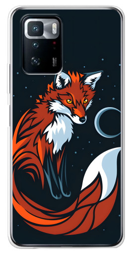 Силиконовый чехол с изображением "Рыжая лиса" для Xiaomi POCO X3 GT