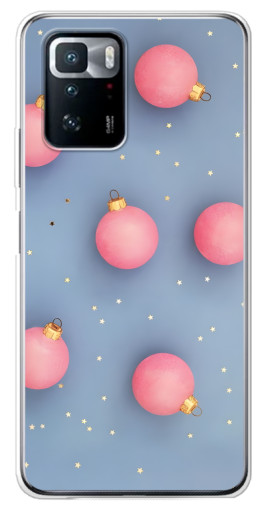 Чехол с принтом "Розовые шары" для Xiaomi POCO X3 GT