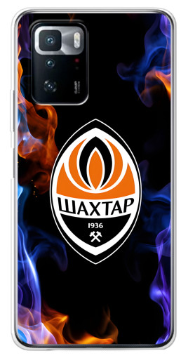 Силиконовый чехол с изображением "Шахтер в огне" для Xiaomi POCO X3 GT