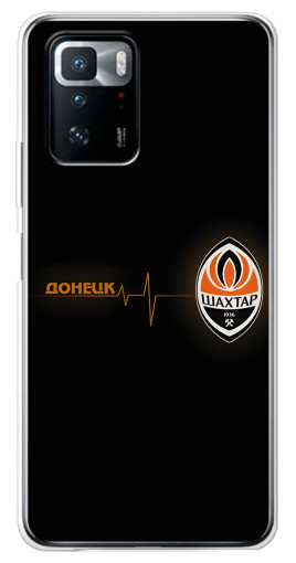 Силиконовый чехол с изображением "Шахтер в сердце" для Xiaomi POCO X3 GT