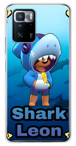 Силиконовый чехол с изображением "Shark Leon" для Xiaomi POCO X3 GT