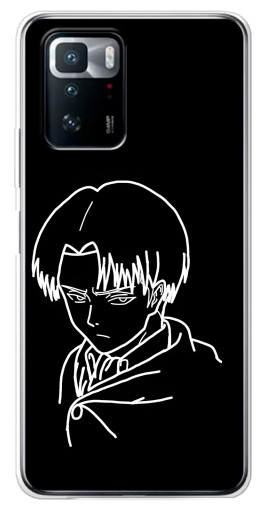 Чехол с печатью "Силуэт Леви" для Xiaomi POCO X3 GT