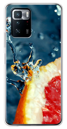 Чехол с принтом "Сочный грейпфрут" для Xiaomi POCO X3 GT